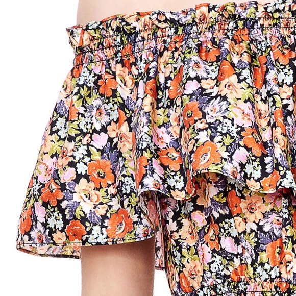 REBECCA TAYLOR | OFF-THE-SHOULDER MOONLIGHT GARDEN ROMPER - Picture 4 of 9